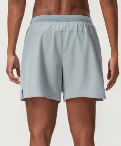 Alternative view of Lulu New Men's Sports Running Double Outdoor Sports Fitness Tennis Five Cent Shorts